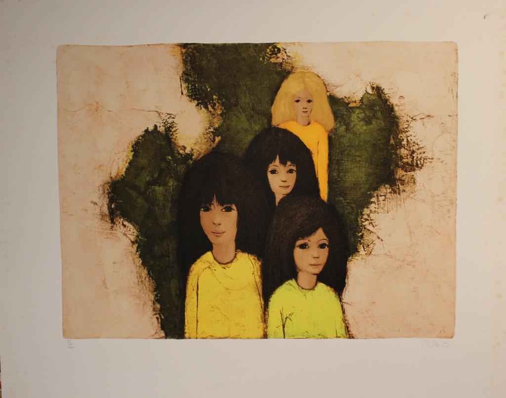 Jef Wauters - litho - 37/200, Antiek en Kunst, Ophalen
