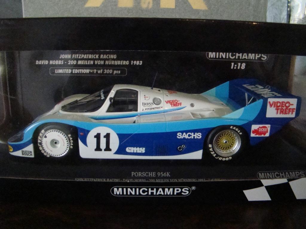 1/18 Minichamps Porsche 956K, Hobby en Vrije tijd, Modelauto's | 1:18, Nieuw, Auto, MiniChamps, Ophalen of Verzenden