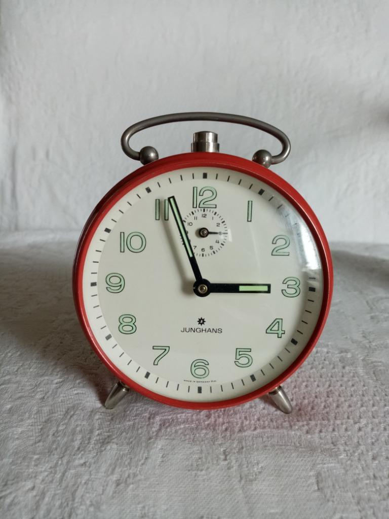Duits Junghans wekkerhorloge uit de jaren 60, Ophalen of Verzenden