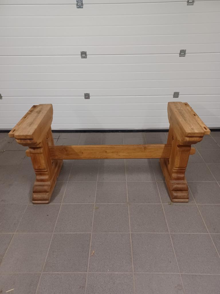 Pieds de table en chêne  massif, Maison & Meubles, 100 à 150 cm, Pied de table, Enlèvement, Utilisé