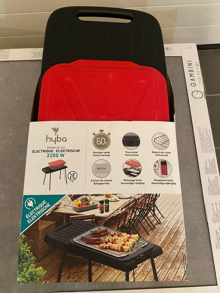 Barbecue électrique avec pied, Enlèvement ou Envoi, Comme neuf