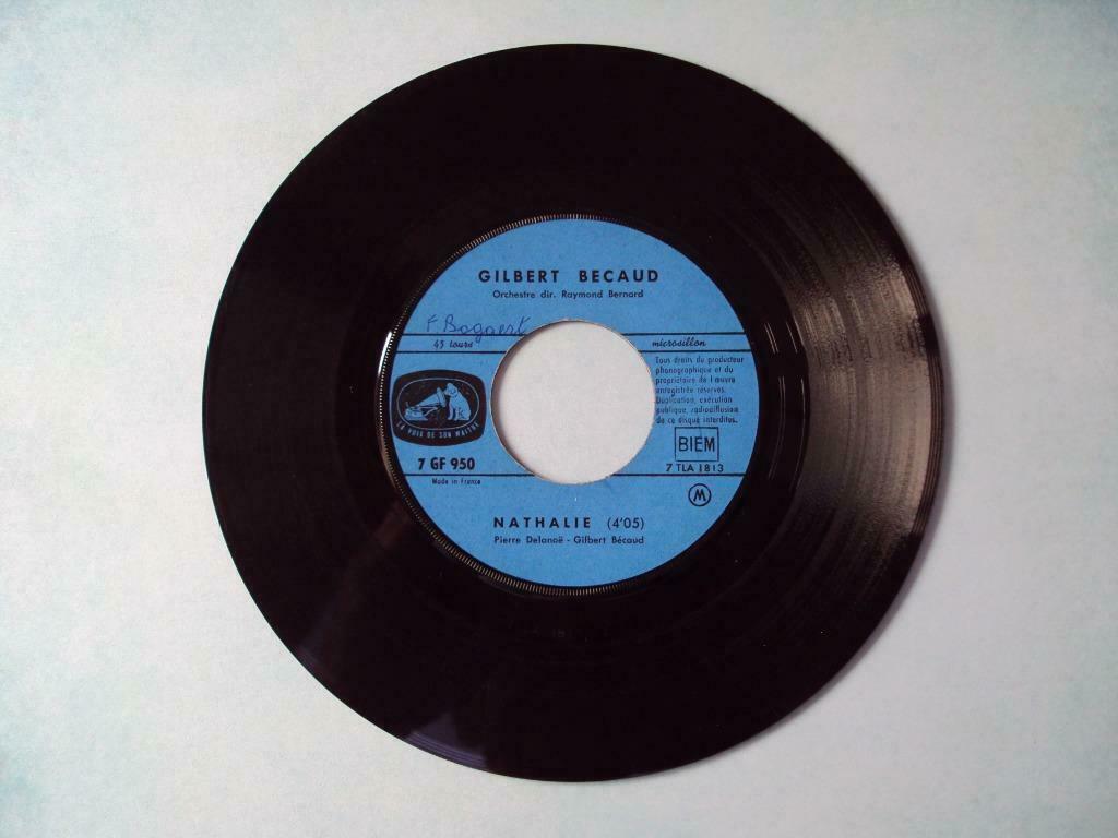 Single: "Charles Aznavour" Nathalie / Mon Arbre, CD & DVD, Vinyles Singles, Enlèvement ou Envoi, Autres genres