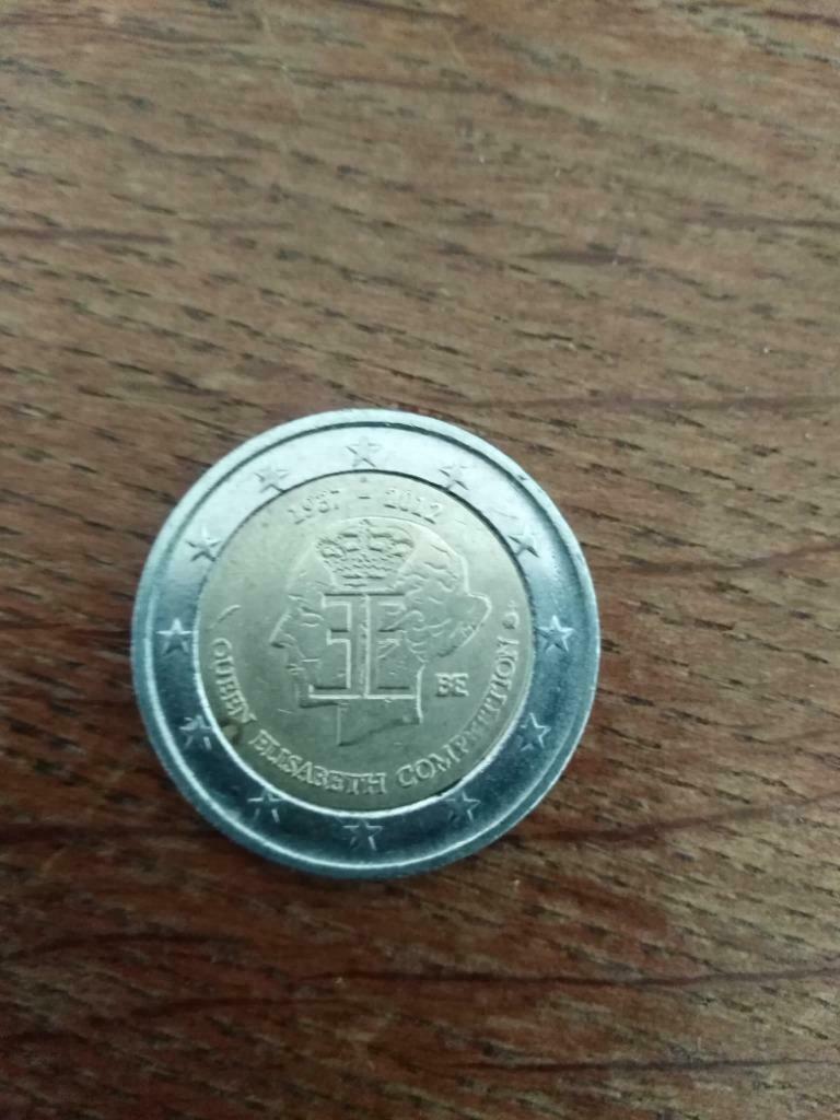 Pièce 2 euros commémorative concours Reine Elisabeth, Enlèvement ou Envoi, Belgique, 2 euros, Monnaie en vrac