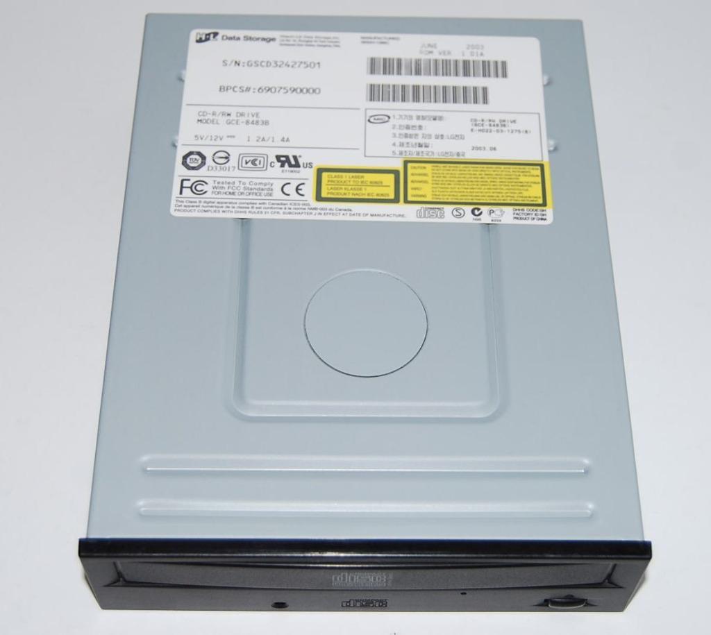 Graveur CD interne 5.25" HL LG GCE-8483B 48x24x IDE ATA Noir, Enlèvement, Utilisé, Interne, Autre