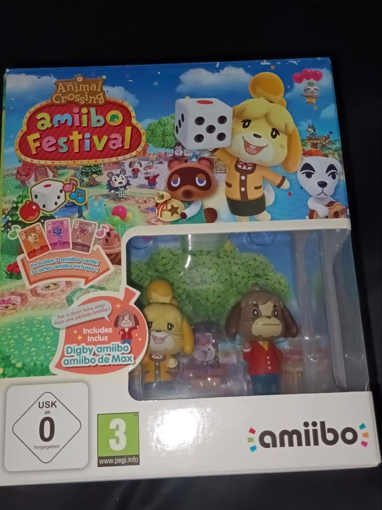 Jeu wii u animal crossing amiibo festival, Ophalen of Verzenden, Zo goed als nieuw