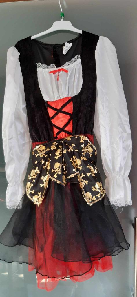 Déguisement pirate (12 ans), Enlèvement ou Envoi, Comme neuf, Costume ou Robe