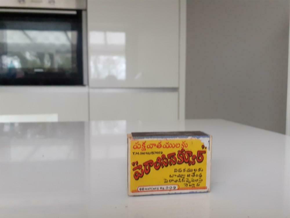 Vintage houten luciferdoosje, Enlèvement ou Envoi