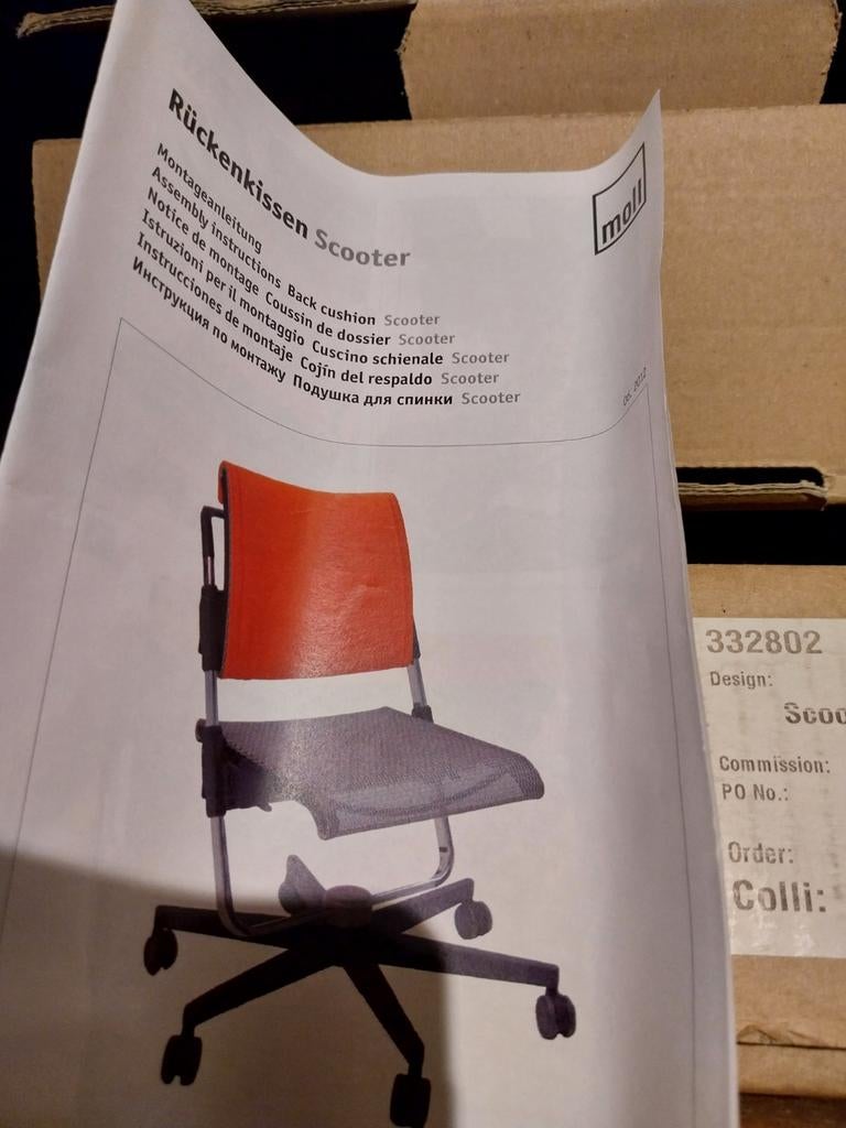 Kussens Moll scooter kinderbureaustoel kussens : zit en rug, Huis en Inrichting, Ophalen of Verzenden, Nieuw, Blauw
