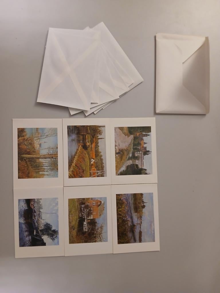 Wenskaarten "ANDREAS VANPOUCKE" 6 stuks met enveloppe, Verzenden