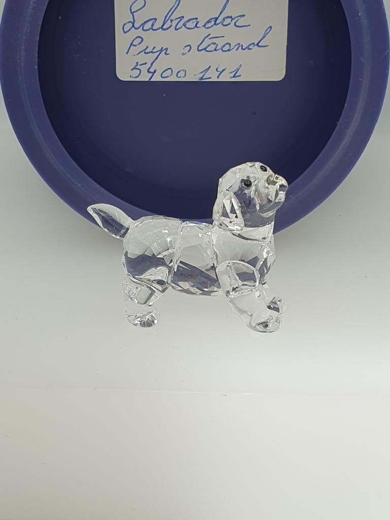 Swarovski Labrador pup staand 5400141., Enlèvement ou Envoi