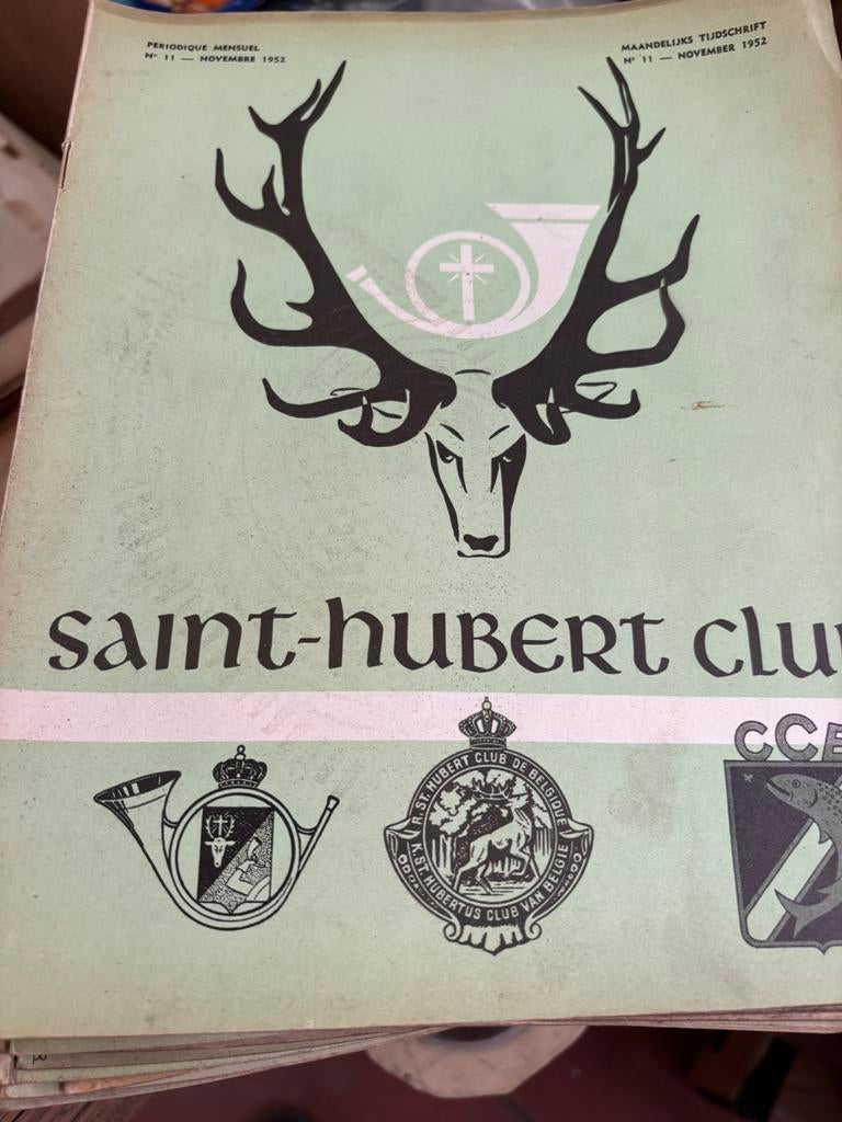 Jachtvereniging Saint Hubert magazine, Ophalen of Verzenden, Gebruikt