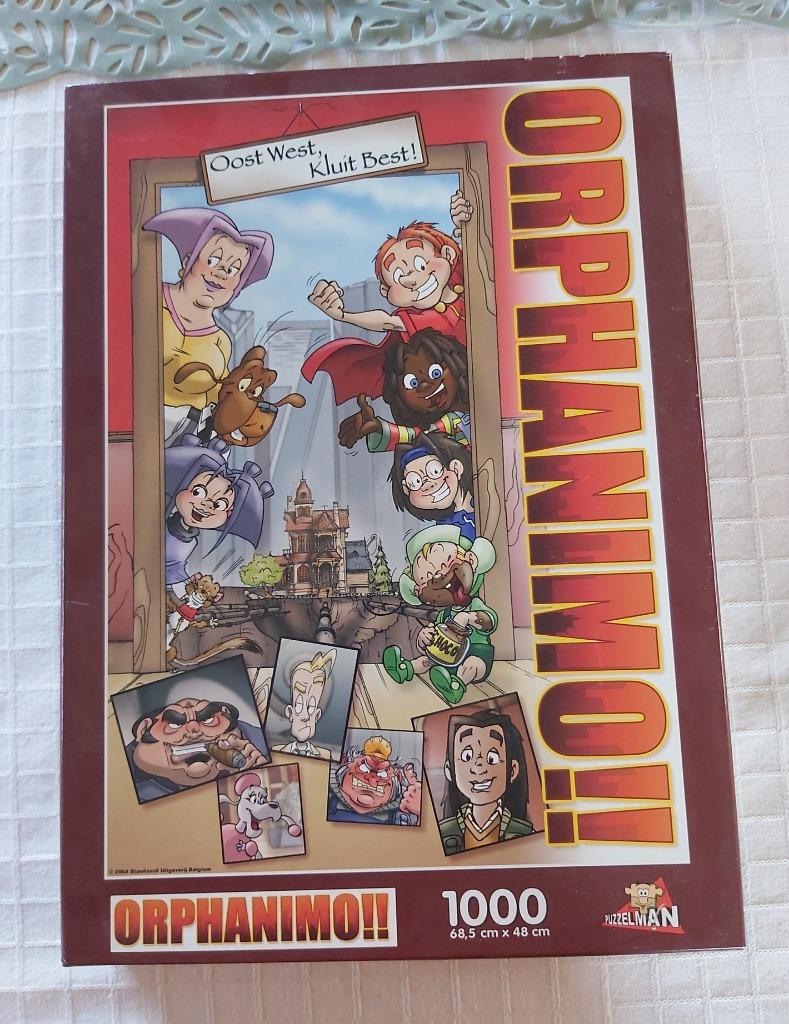 Strippuzzel:  Orphanimo : 1000 stukjes, Ophalen of Verzenden, 500 t/m 1500 stukjes, Zo goed als nieuw, Legpuzzel