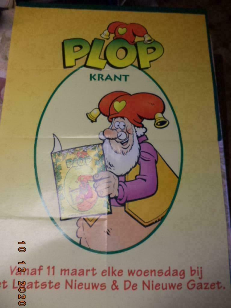 Affiche: PLOP KRANT. Bijlage bij HLN & DNG. Zeer goed., Ophalen of Verzenden, Zo goed als nieuw