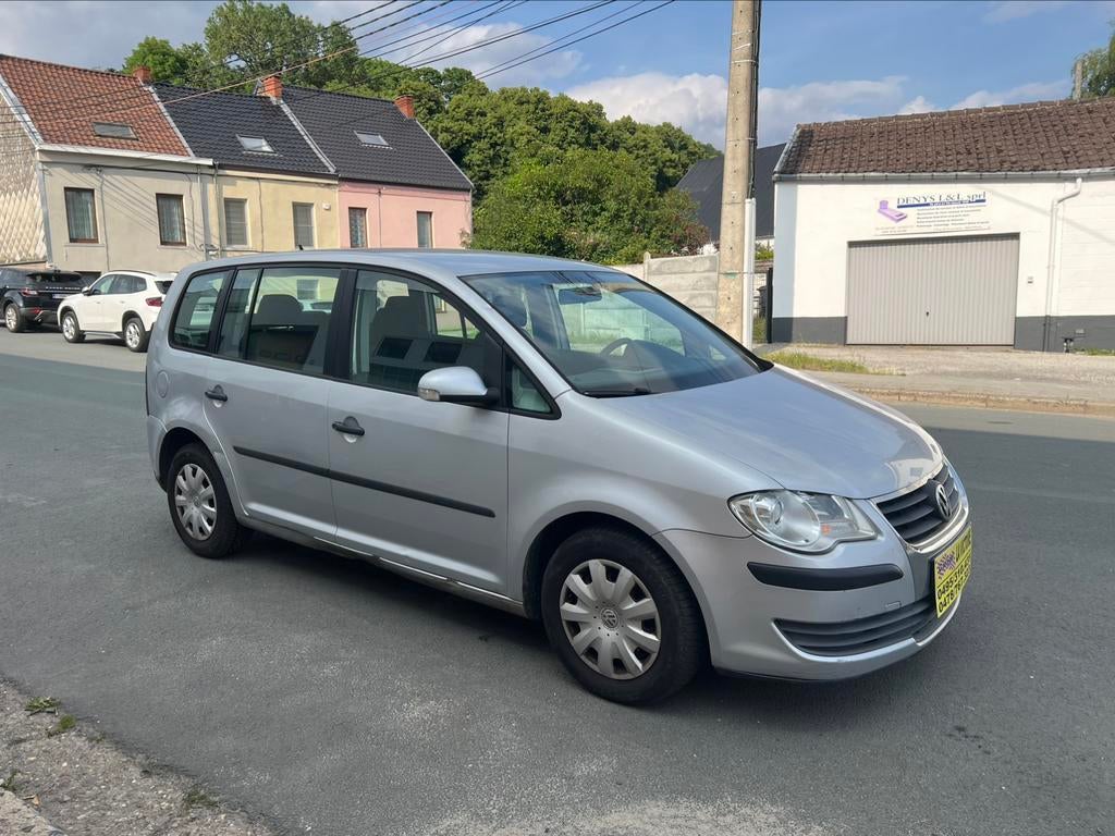 Volkswagen Touran 1.4 essence 7 PLACES 103kw 0032495310431, Autos, Volkswagen, Argent ou Gris, Entreprise, 7 places, Boîte manuelle