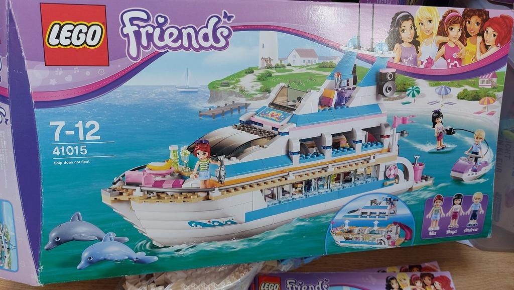 lego friends set 41015 cruise boot, Enfants & Bébés, Enlèvement ou Envoi, Comme neuf, Lego