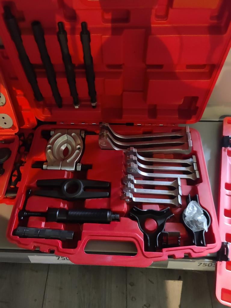 UltraToolz 25-delig hydraulische pullytrekkerset lagertrekke, Doe-het-zelf en Bouw, Gereedschap | Handgereedschap, Ophalen of Verzenden