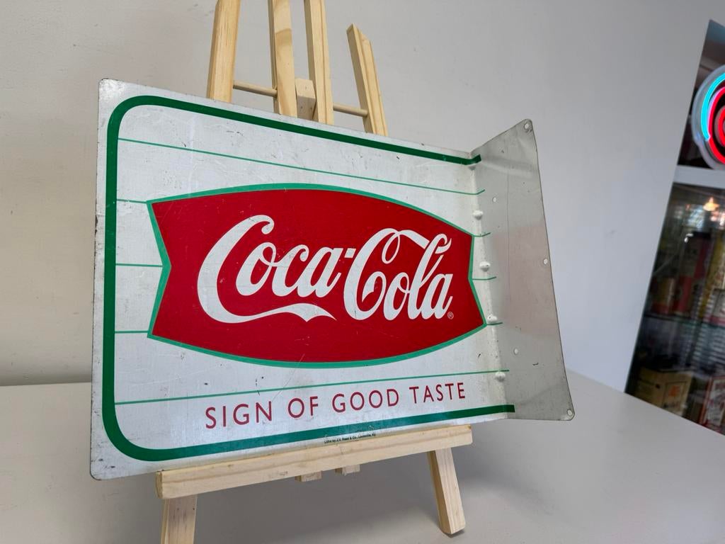 Support pour panneau d'affichage Coca Cola, Collections, Enlèvement ou Envoi, Utilisé, Panneau publicitaire