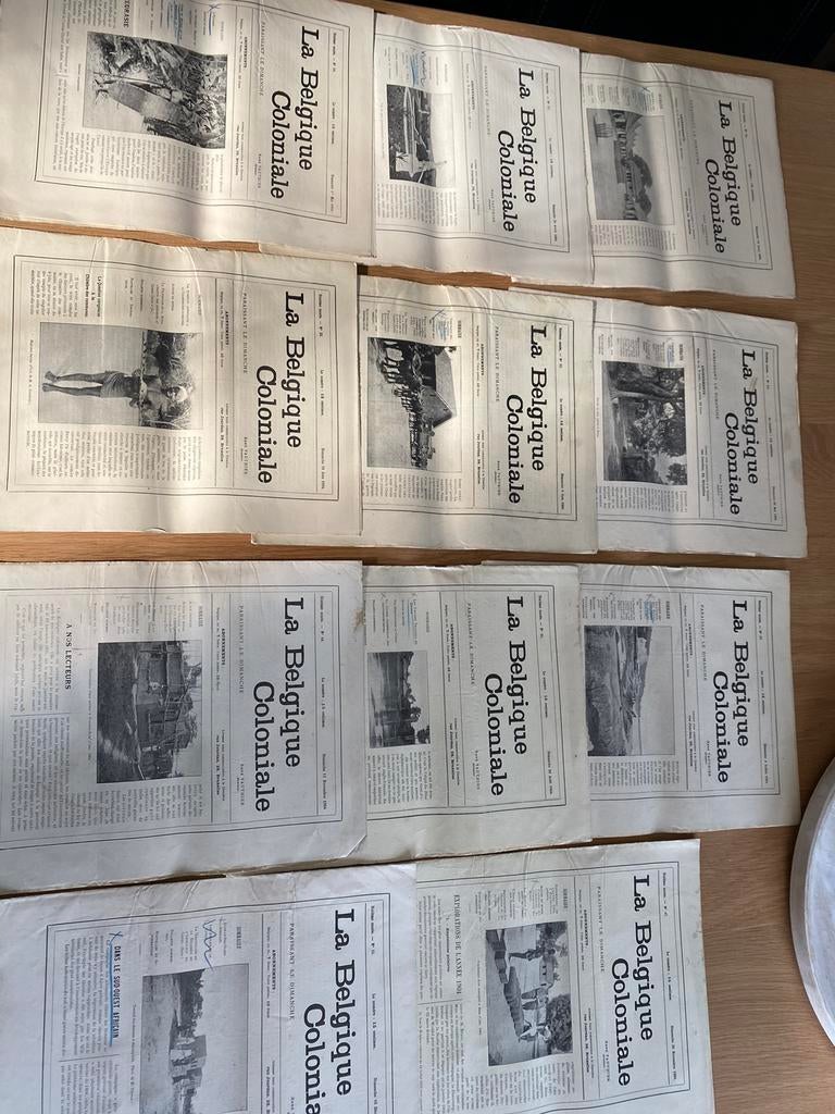 17 journaux « La Belgique coloniale » 1904-1905, Voor 1920, Krant