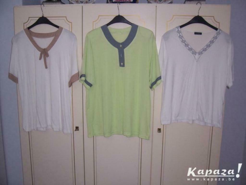 Mooie dames t-shirts xl zo goed als nieuw 2 euro het stuk, Ophalen, Zo goed als nieuw, Maat 46/48 (XL) of groter