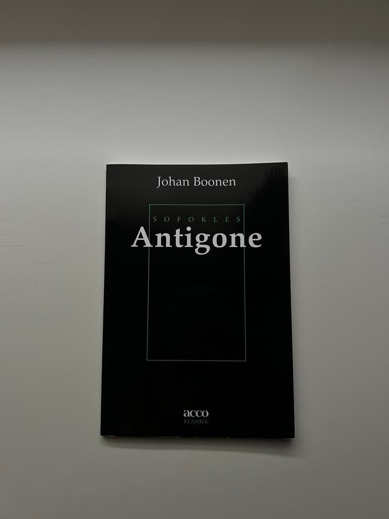 Boek Antigone, Livres, Enlèvement, Comme neuf