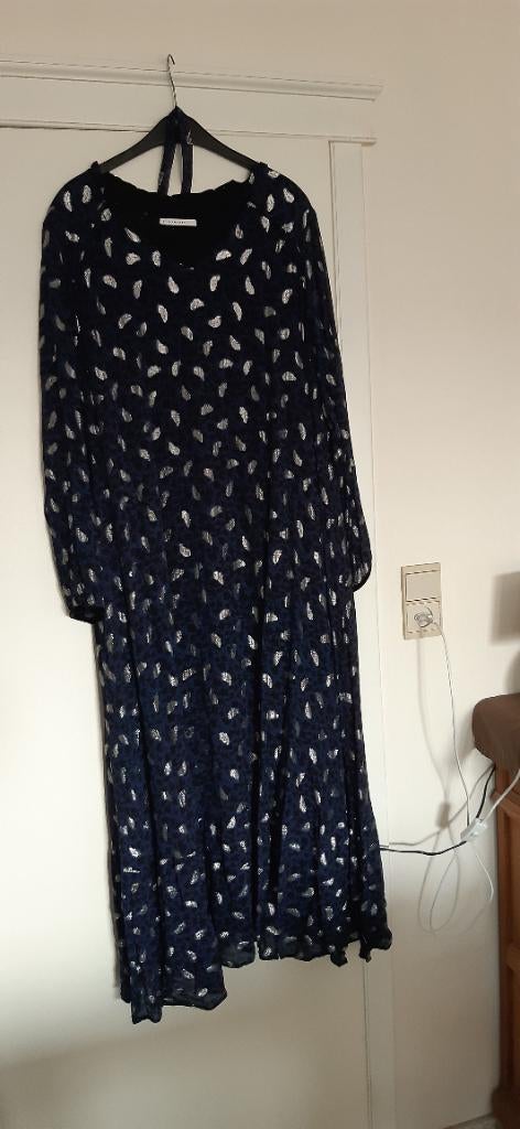 Maxi jurk Xandres Gold maat 50, Kleding | Dames, Ophalen, Blauw, Jurk, Zo goed als nieuw