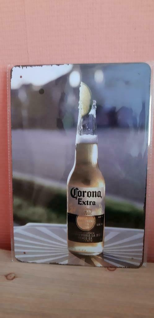 Enseigne publicitaire en métal Corona Extra - nouveau, Collections, Enlèvement ou Envoi, Neuf, Panneau publicitaire