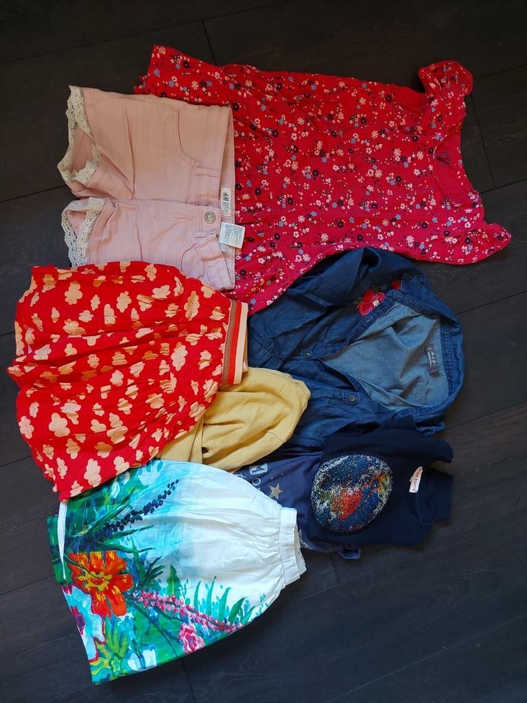 Zomerkleding maat 128, Kinderen en Baby's, Ophalen of Verzenden, Zo goed als nieuw, Maat 128