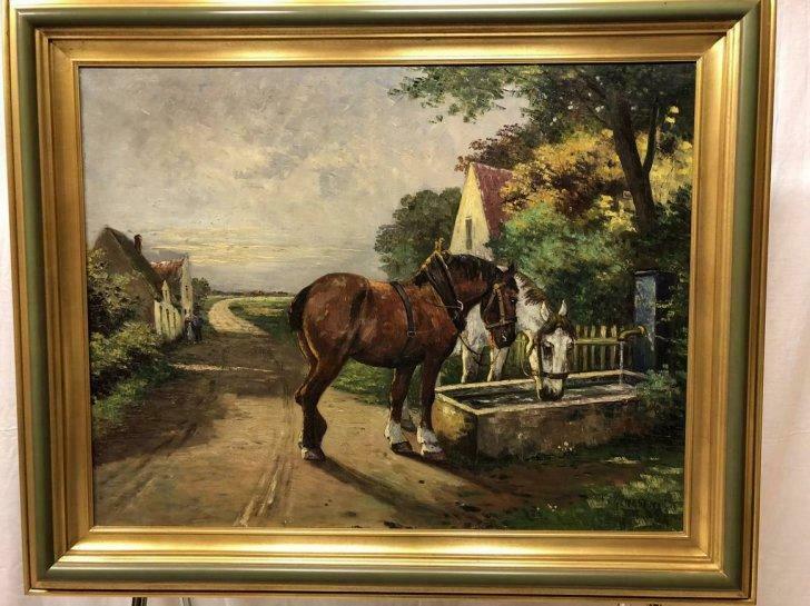 Peinture Frans Van Genesen, Antiquités & Art, Enlèvement ou Envoi