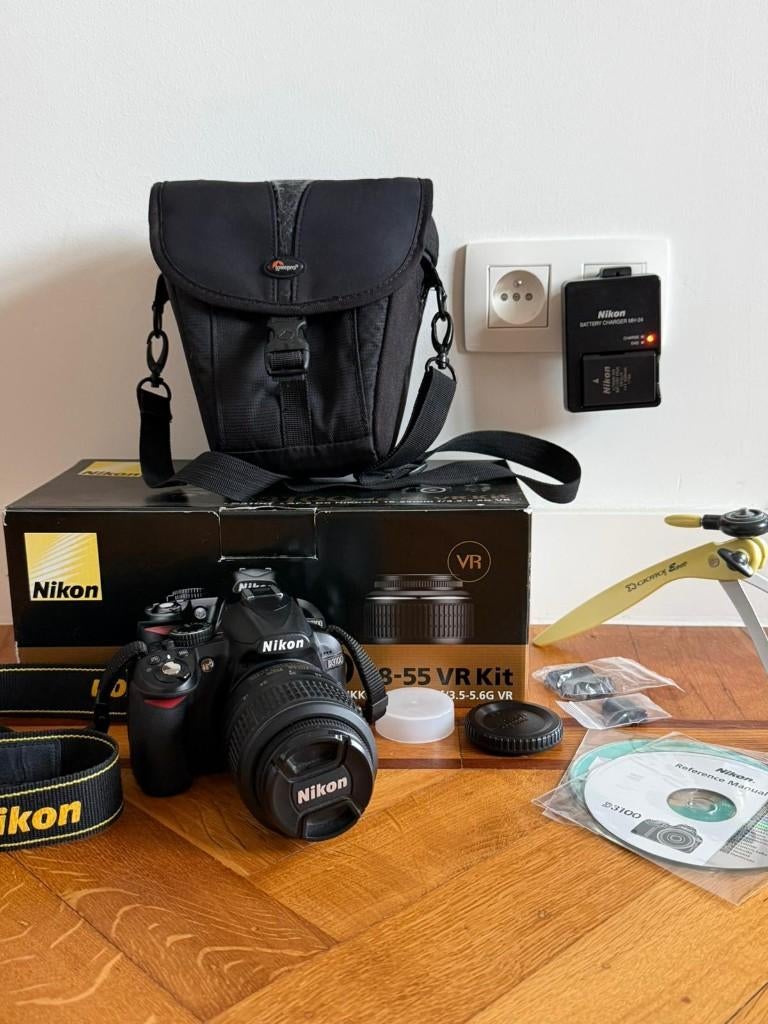 Nikon D3100 volledige set - zeer goede staat, Audio, Tv en Foto, Ophalen, 14 Megapixel, Spiegelreflex, Zo goed als nieuw