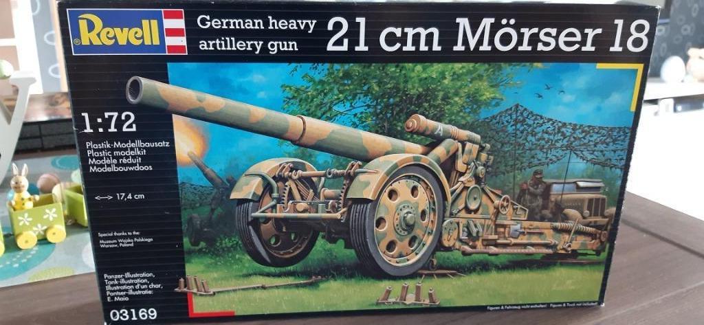 Modelbouw 1/72 German 21cm Mörser 18 + Alu loop. €20, Enlèvement, Neuf