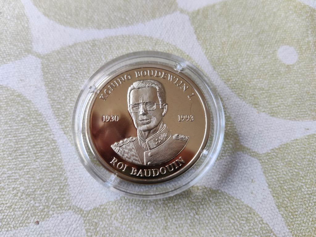Pièce commémorative du roi Baudouin, Enlèvement ou Envoi, Monnaie