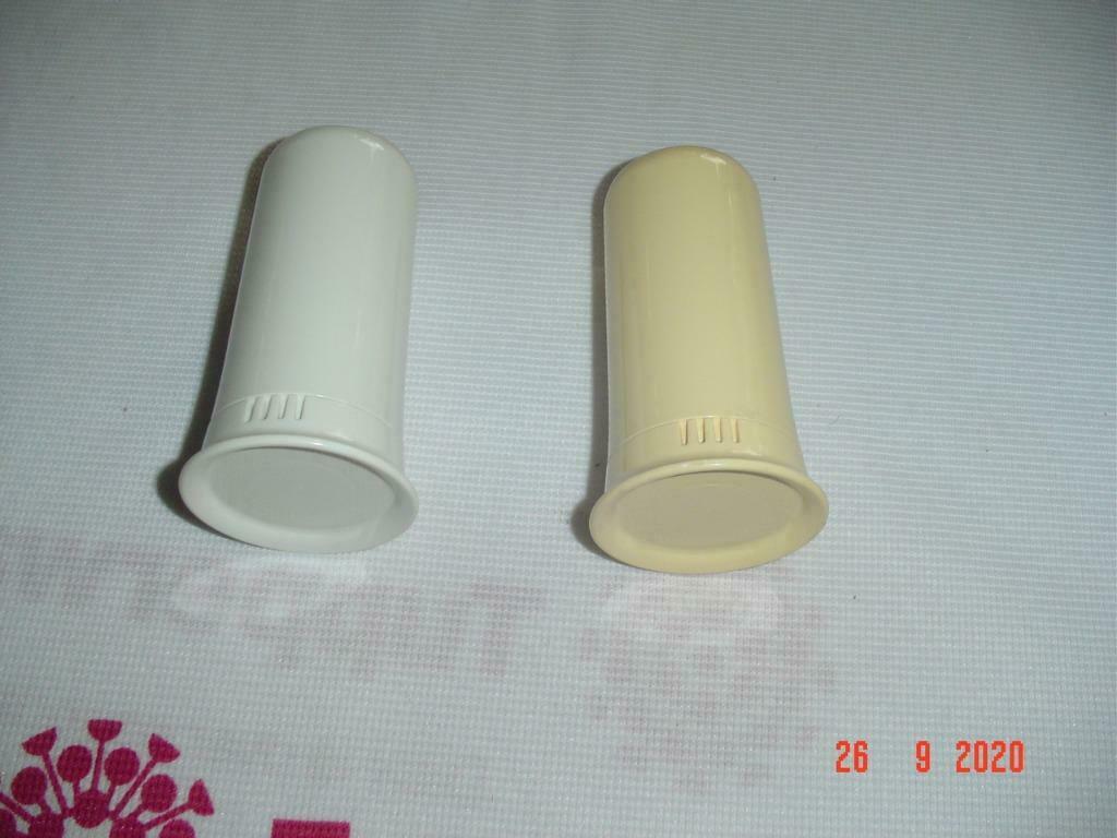 Tupperware peper en zout vaatje, Enlèvement ou Envoi, Comme neuf, Crème