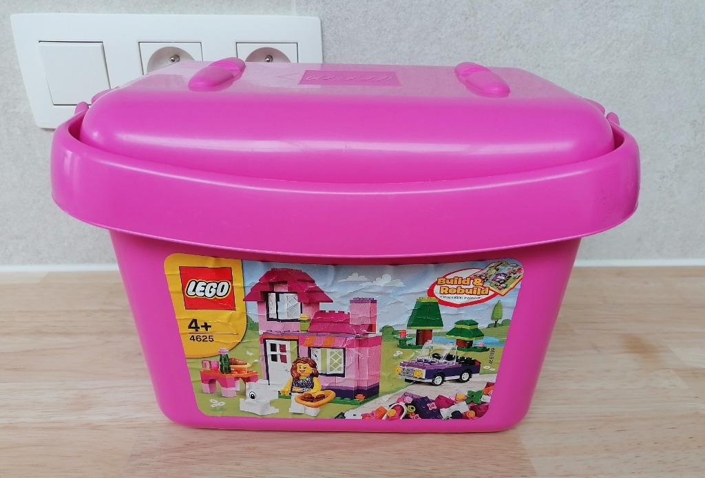Legobox 4625 'roze stenenset met opbergdoos', Ophalen of Verzenden, Zo goed als nieuw, Complete set, Lego