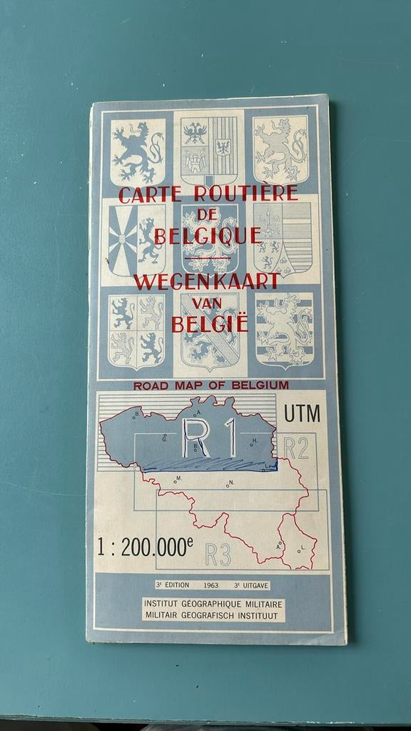 Wegenkaart van België, Ophalen of Verzenden
