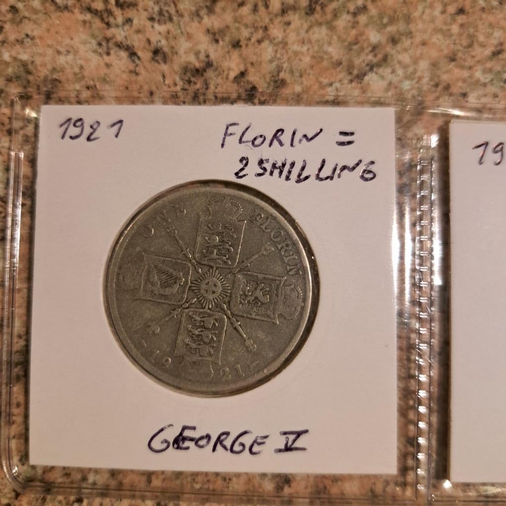 mooi lot 3 stuks one florin zilver, Ophalen, Zilver