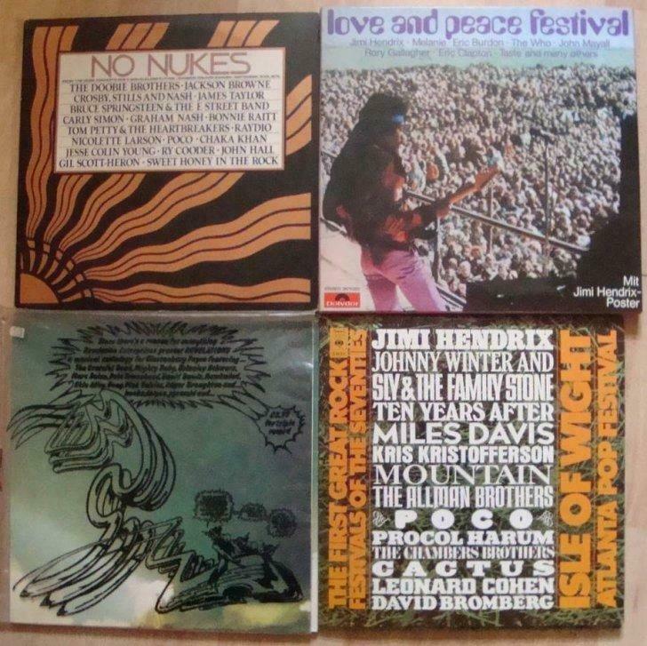vinyles festival rock années '70 - 19 l.p., Envoi