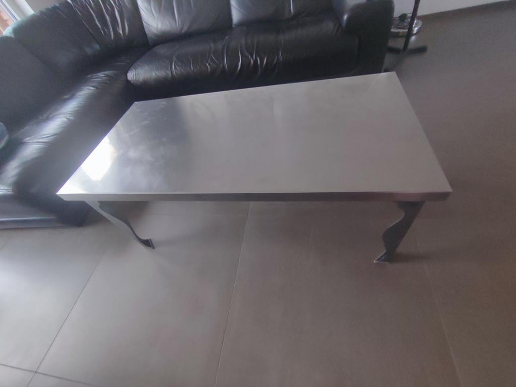 Particulier vend table inox 1200/600/400, Maison & Meubles, 100 à 150 cm, Moins de 50 cm, Comme neuf, Enlèvement