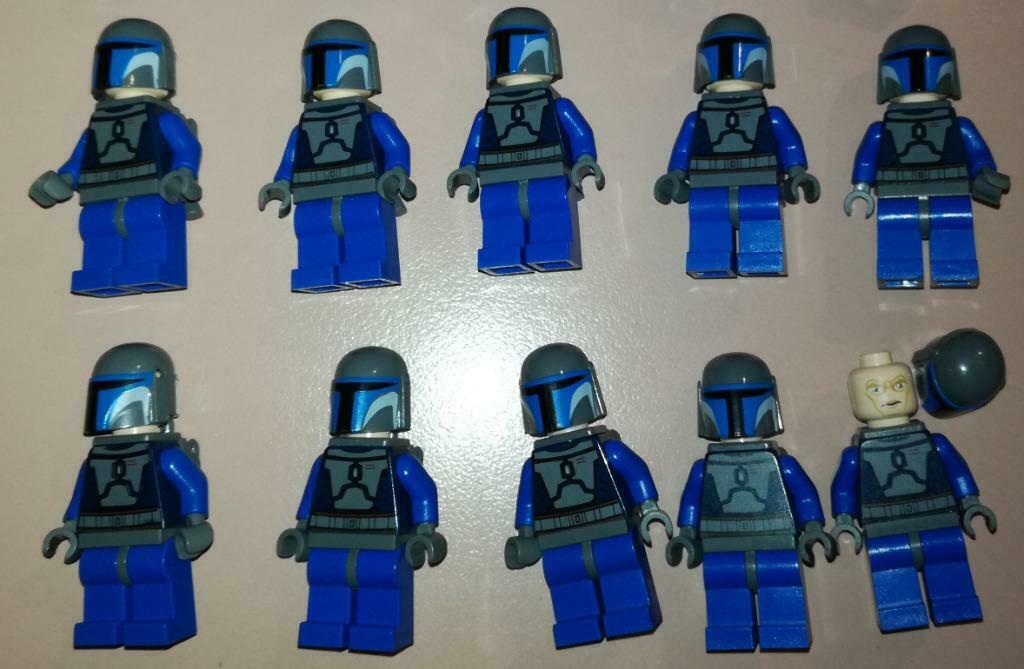10 Lego Star Wars sw0296 Mandalorian clone wars set 7914 952, Ophalen, Zo goed als nieuw, Lego