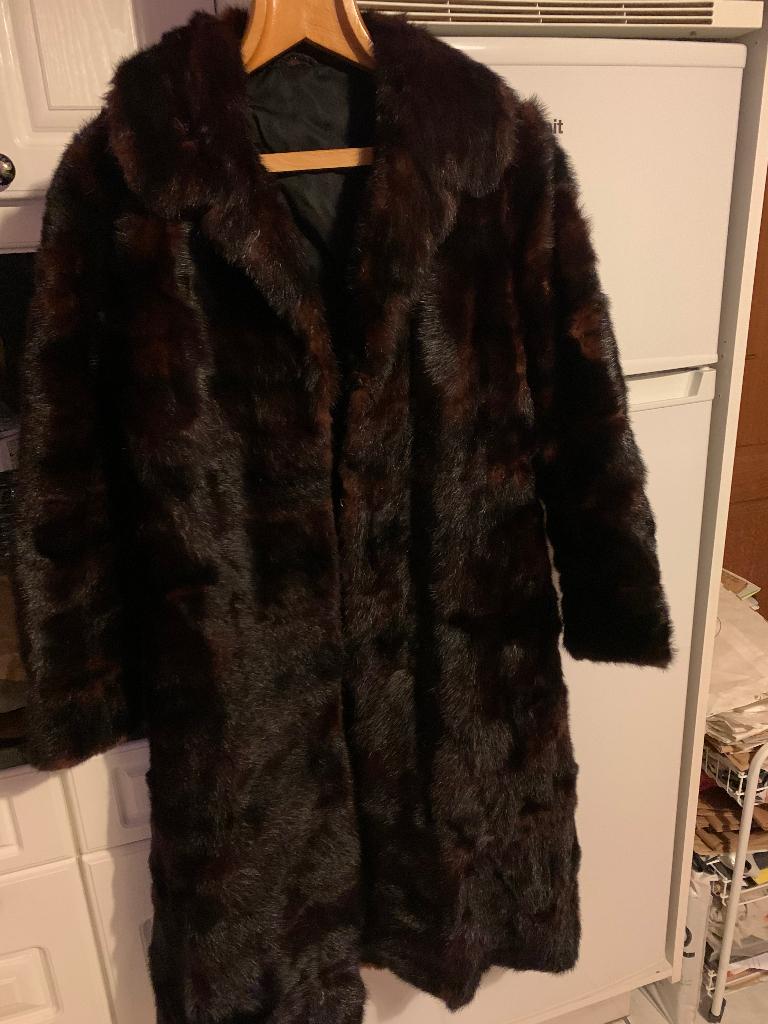 Manteau en fourrure de vison, Enlèvement, Taille 38/40 (M)