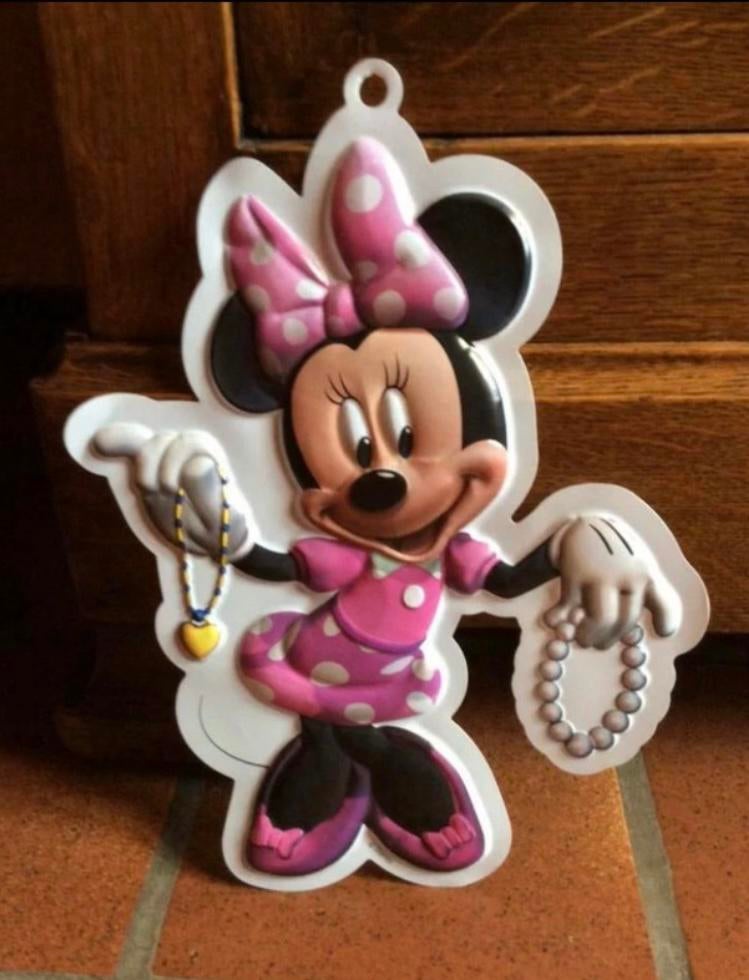 Affiche Minnie Mouse 3D à accrocher., Enlèvement ou Envoi, Mickey Mouse, Comme neuf, Image ou Affiche