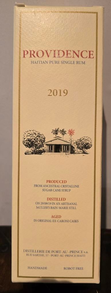 Rum Providence 2019, ex Caroni cast. rum ron, Verzamelen, Ophalen of Verzenden, Nieuw