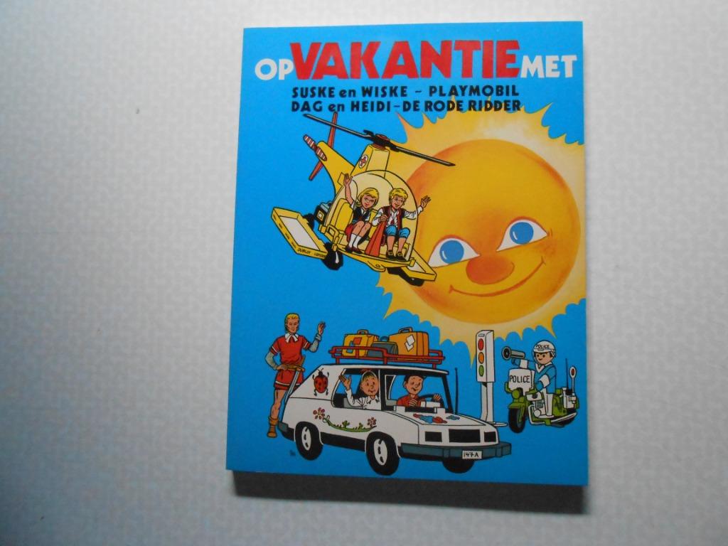 Op vakantie met Suske en Wiske playmobil 1980  1 ste druk., Neuf, Enlèvement ou Envoi, Willy Vandersteen, Une BD