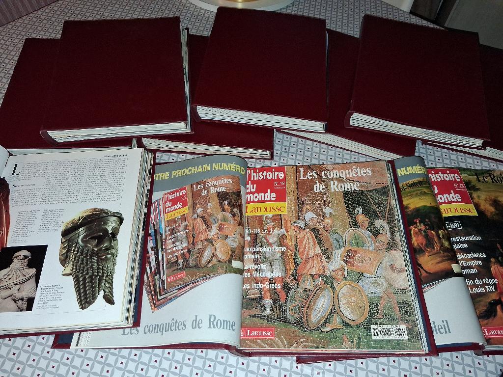 Collection complète revues l'Histoire du Monde - Larousse, Enlèvement ou Envoi, 1980 à nos jours, Journal ou Magazine