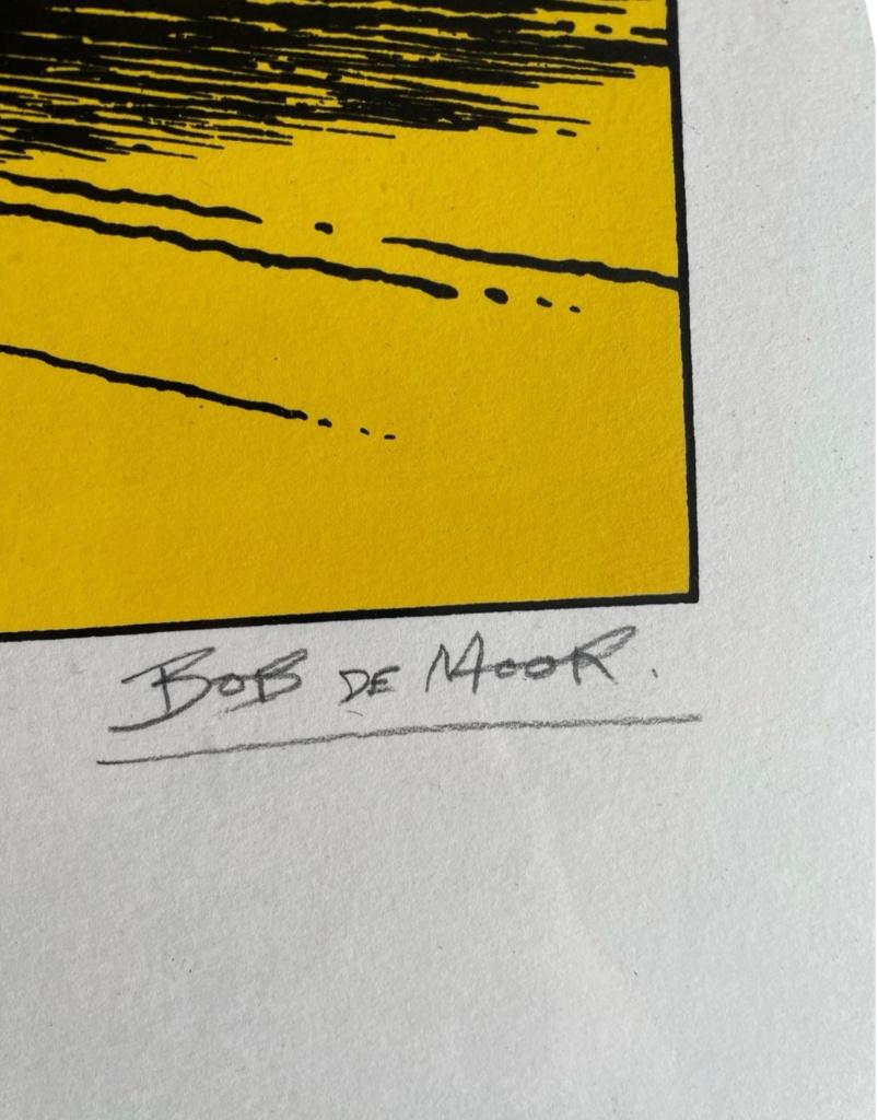 Sérigraphie Citroën Traction par Bob de Moor - Hergé, Enlèvement ou Envoi, Utilisé, De Moor Bob