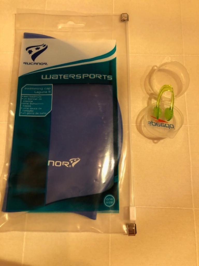 Nouveauté : bonnet de bain Rucanor et pince-nez Speedo, Enlèvement ou Envoi, Neuf