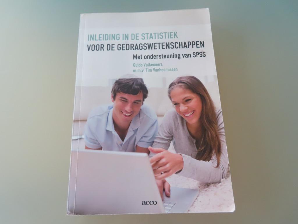 Inleiding in de statistiek voor de gedragswetenschappen – Gu, Enlèvement ou Envoi, Autres sciences, Guido Valkeneers, Utilisé
