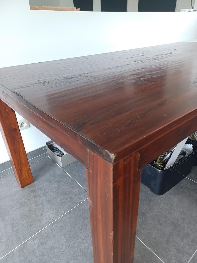 Grote massieve eettafel, Enlèvement, Comme neuf