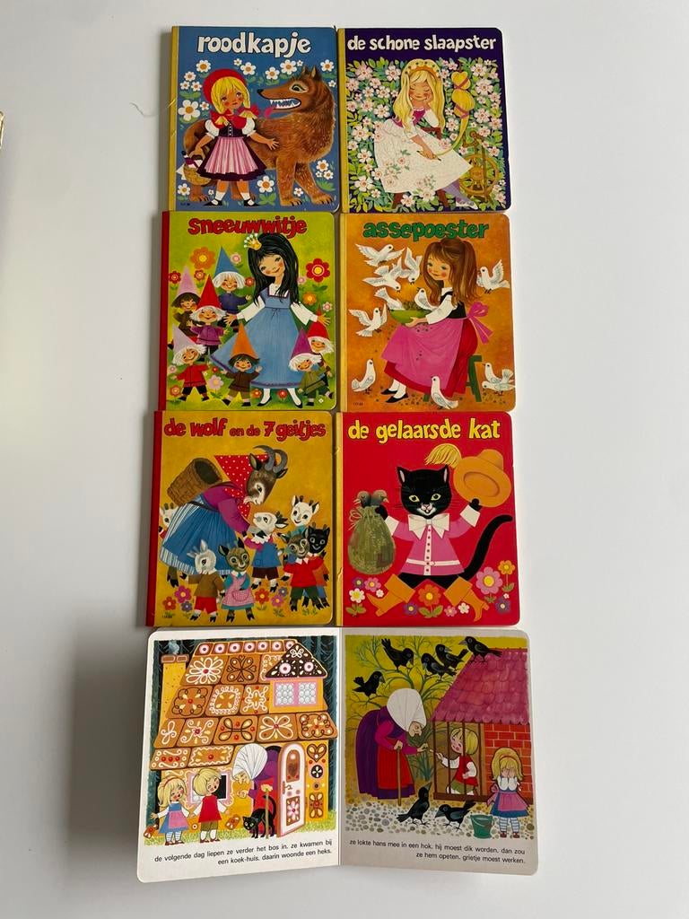 Vintage karton boekjes Pestalozzi, Ophalen of Verzenden, Zo goed als nieuw