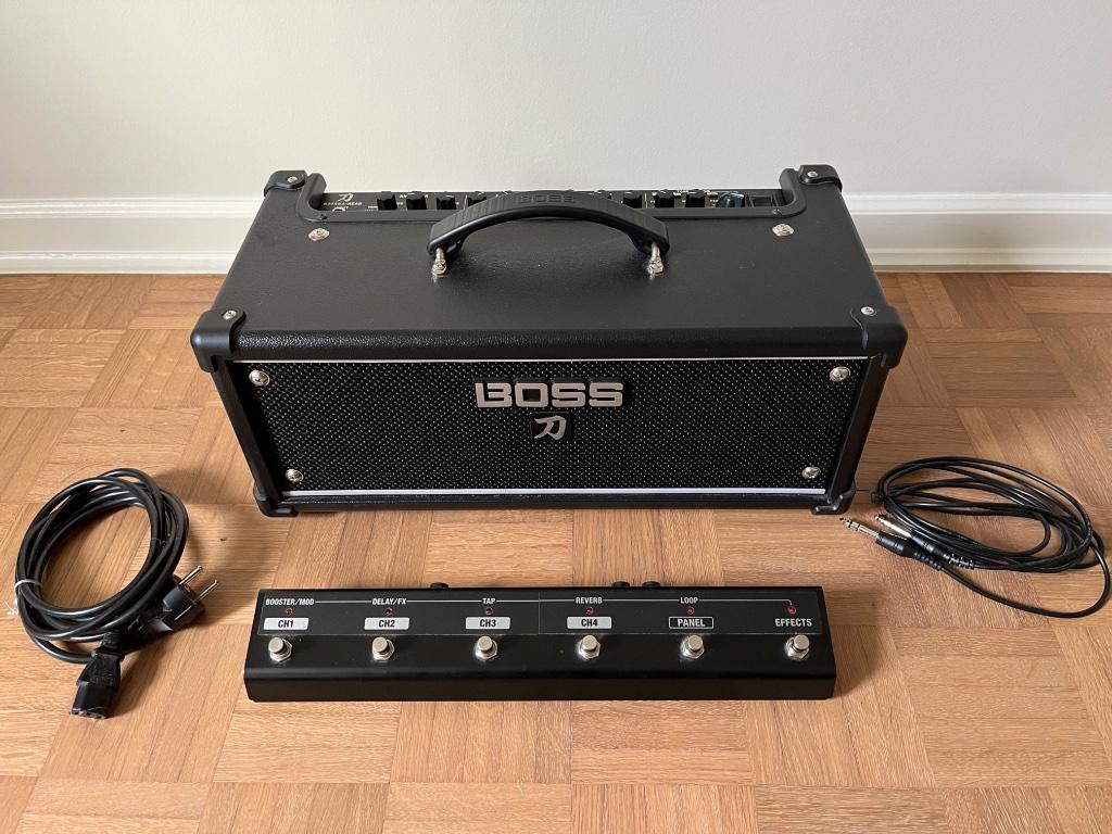 Boss Katana Head MK1 + GA-FC foot switch, Muziek en Instrumenten, Ophalen, Zo goed als nieuw, Gitaar, 100 watt of meer