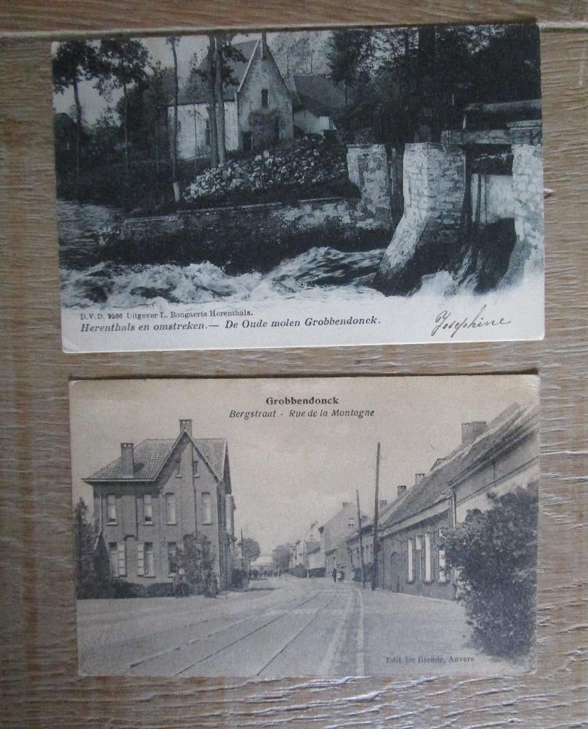 oude postkaarten Grobbendonk - Bouwel - Herenthout, Verzamelen, Postkaarten | Themakaarten, Ophalen of Verzenden, Ongelopen, Stad of Dorp
